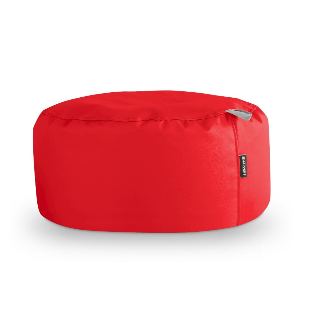 Puff Redondo Polipiel Indoor Rojo Happers ()