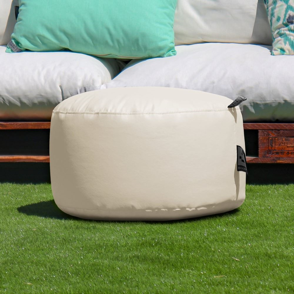 Puff Redondo Polipiel Outdoor Crudo Happers (1)