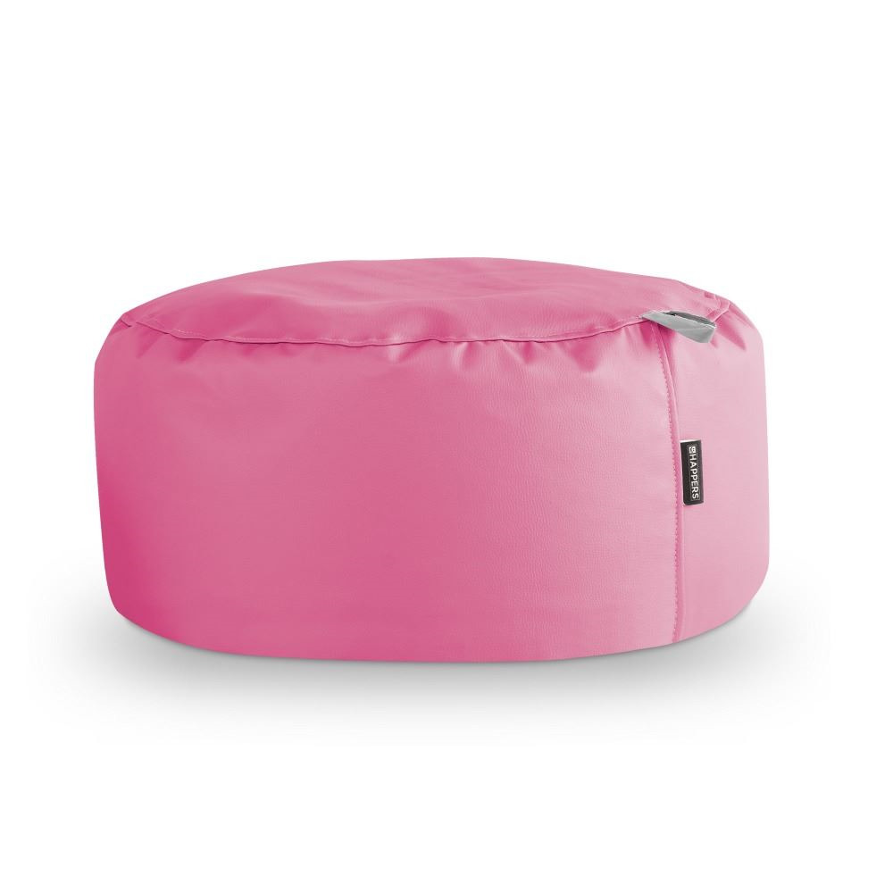 Puff Redondo Polipiel Outdoor Rosa Happers ()