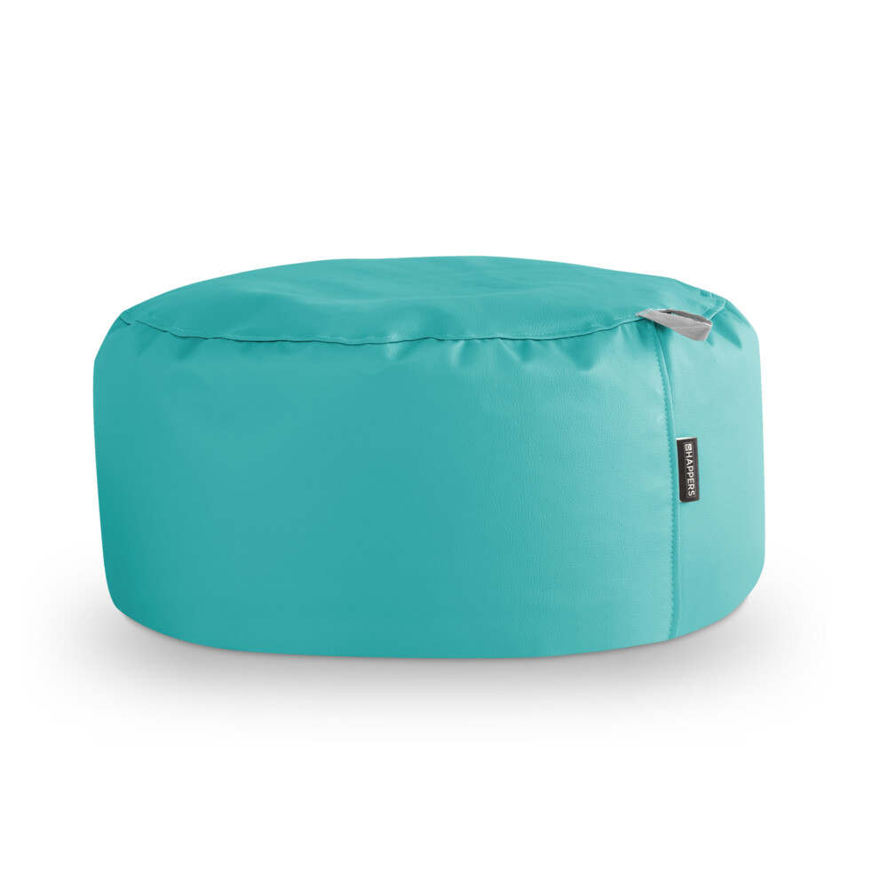 Puff Redondo Polipiel Outdoor Turquesa Happers ()