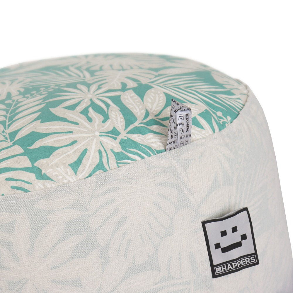 Puff Redondo Print Turquesa (5)