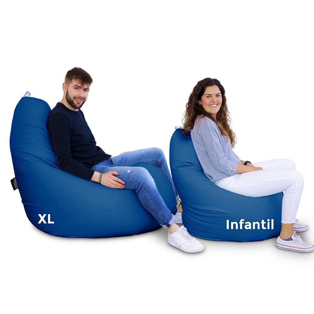 Poltrona Sacco Relax Blu (2)