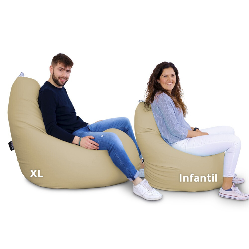 Poltrona Sacco Relax Beige (1)
