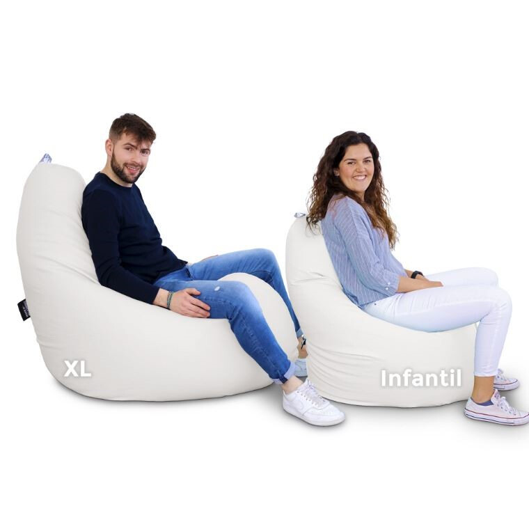 Poltrona Sacco Relax Bianco (1)