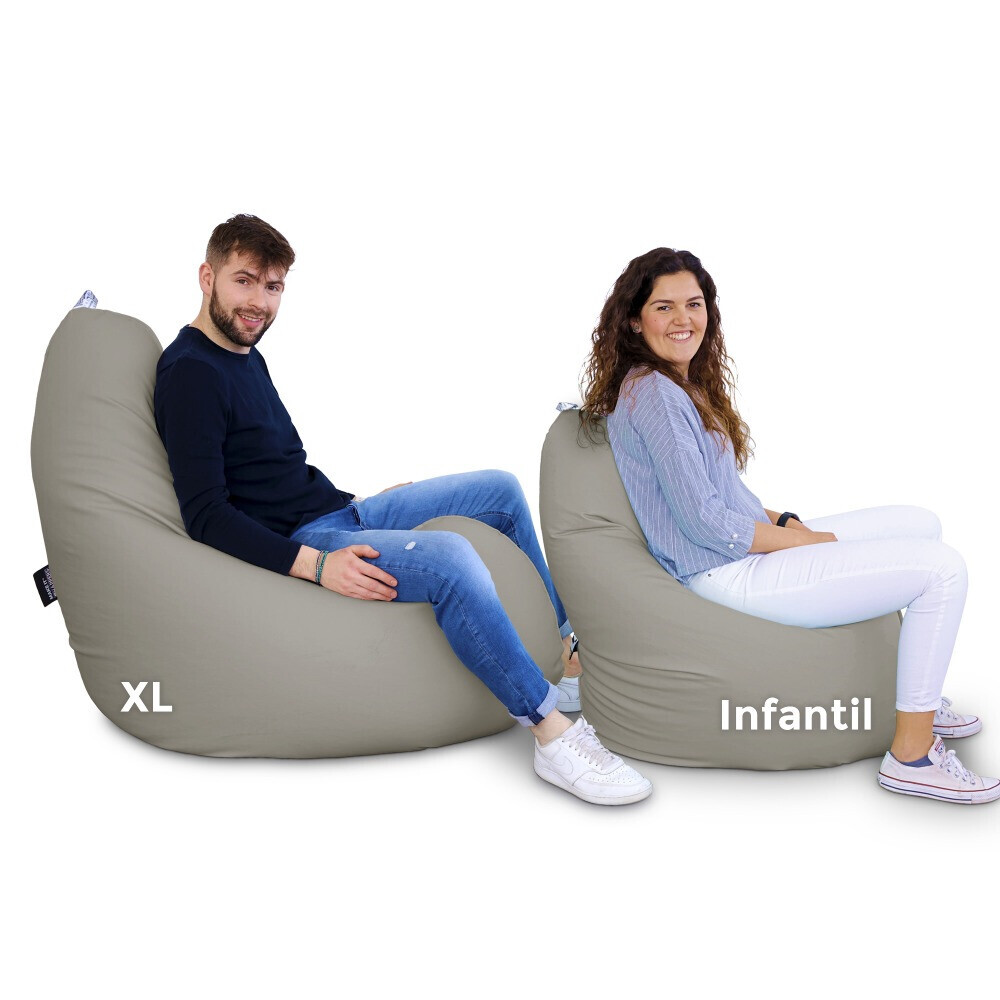 Poltrona Sacco Relax Cenere (1)