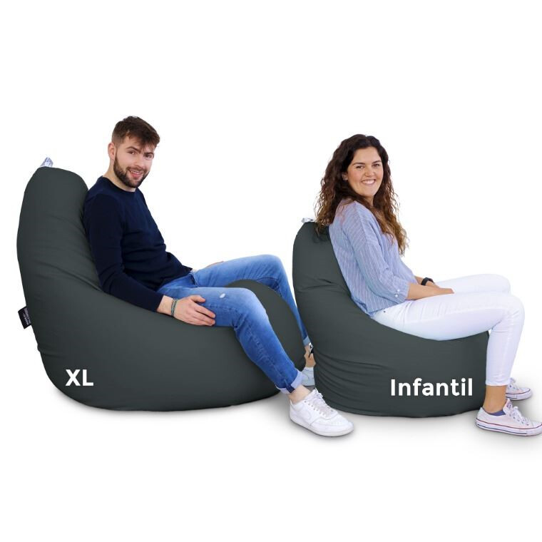 Poltrona Sacco Relax Grigio (1)