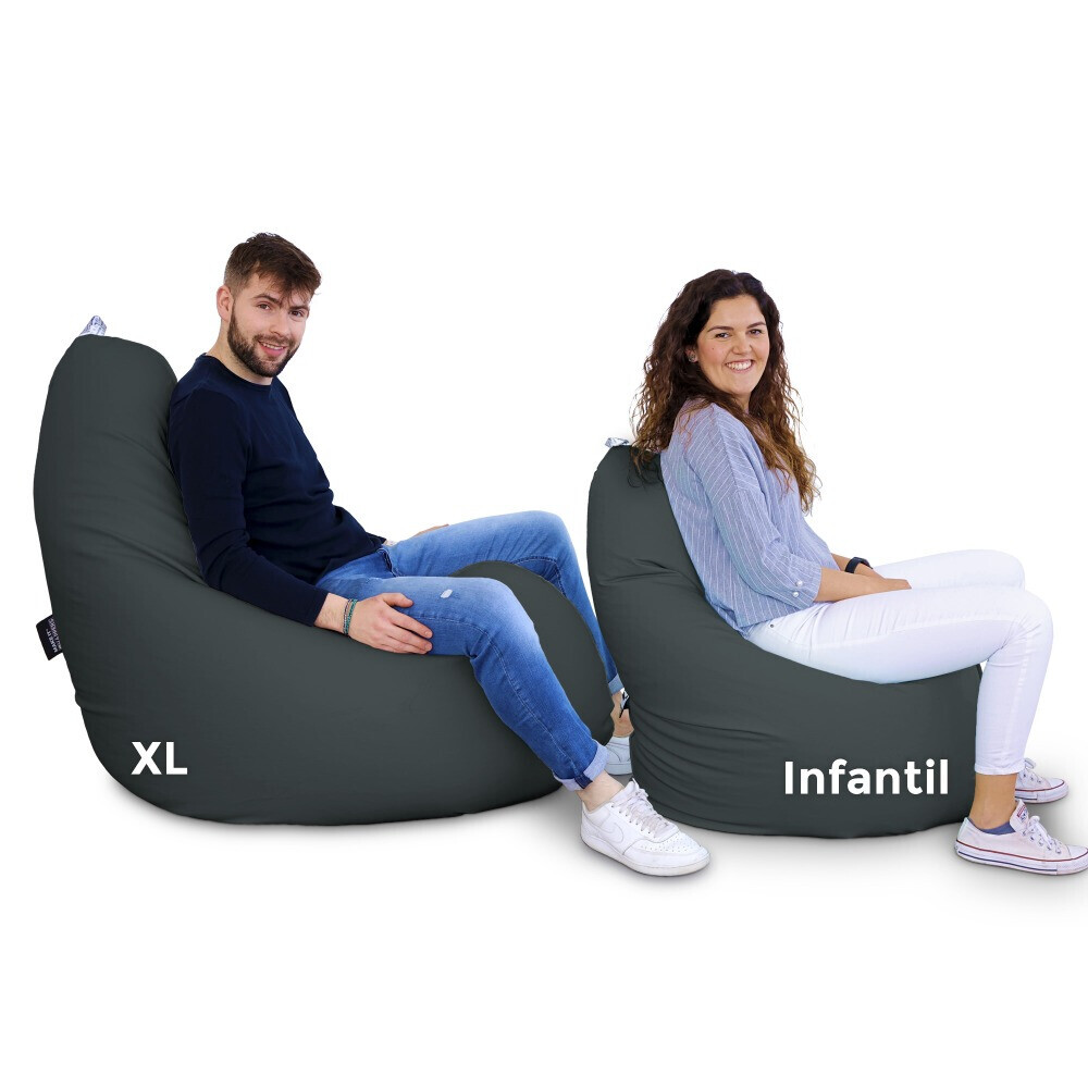 Poltrona Sacco Relax Grigio (1)