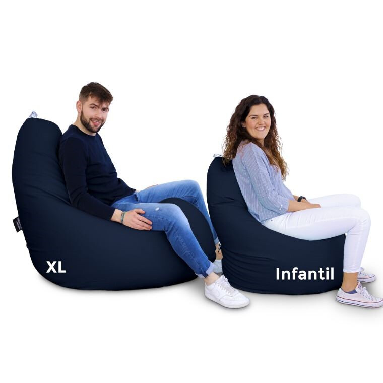 Poltrona Sacco Relax Blu Intenso (1)
