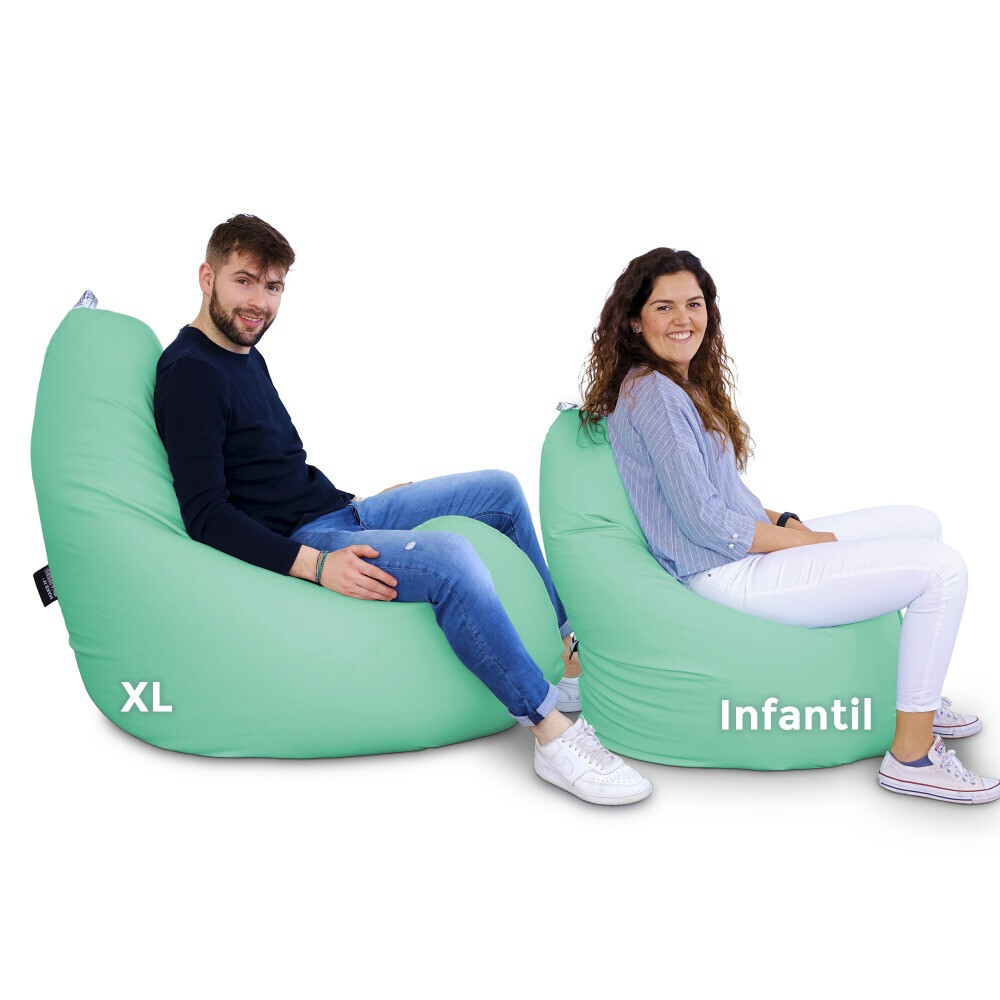 Poltrona Sacco Relax Menta (1)