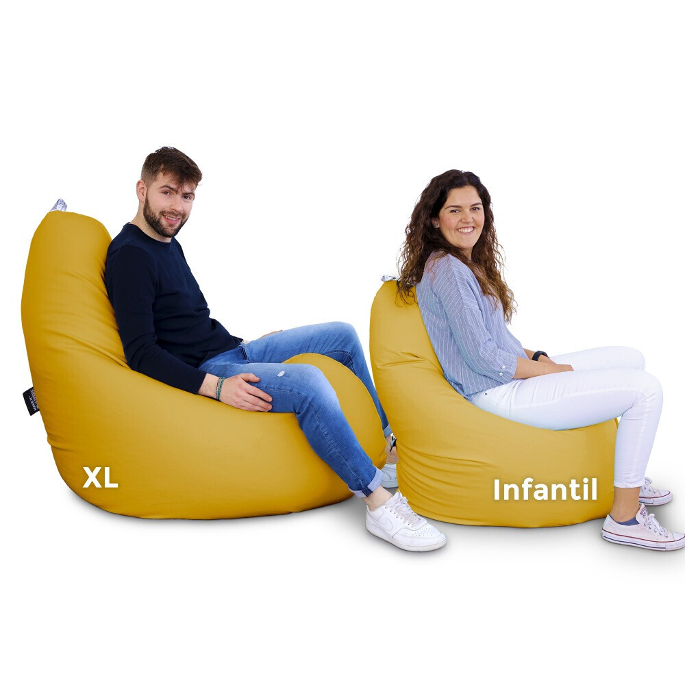 Poltrona Sacco Relax Senape (1)