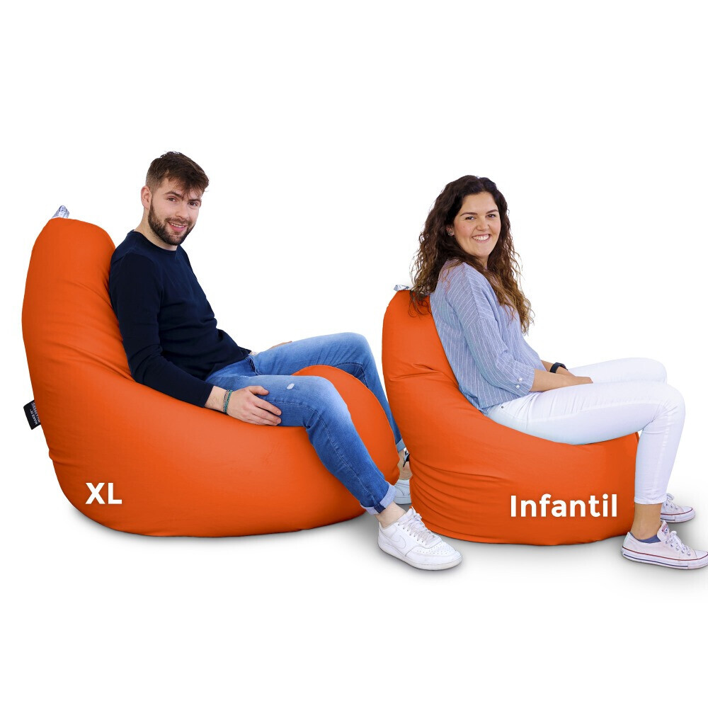 Poltrona Sacco Relax Arancione (1)