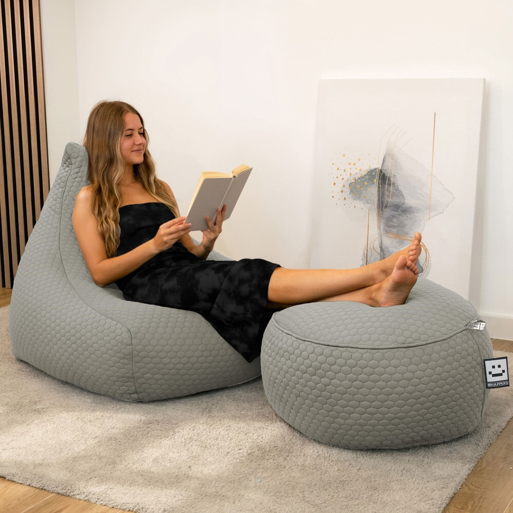 Pouf Salotto Morgan Grigio Chiaro (1)