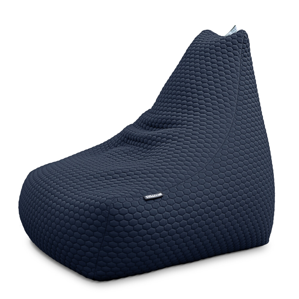 Pouf Salotto Morgan Blu Intenso ()