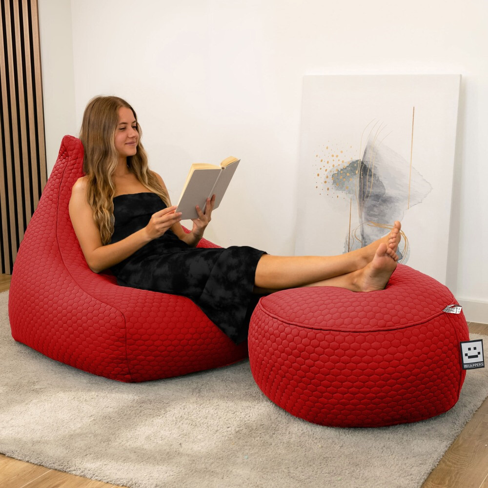 Pouf Salotto Morgan Rosso (1)