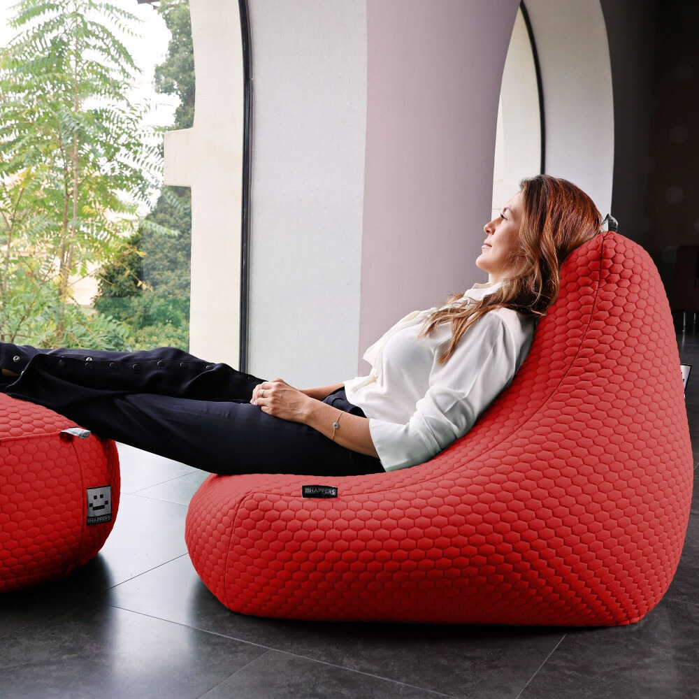 Pouf Salotto Morgan Rosso (2)