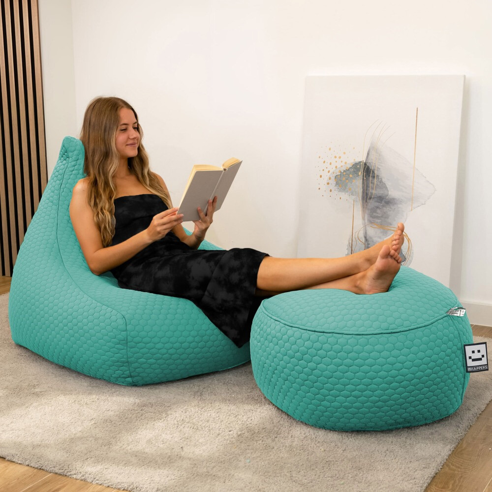 Pouf Salotto Morgan Turchese (1)