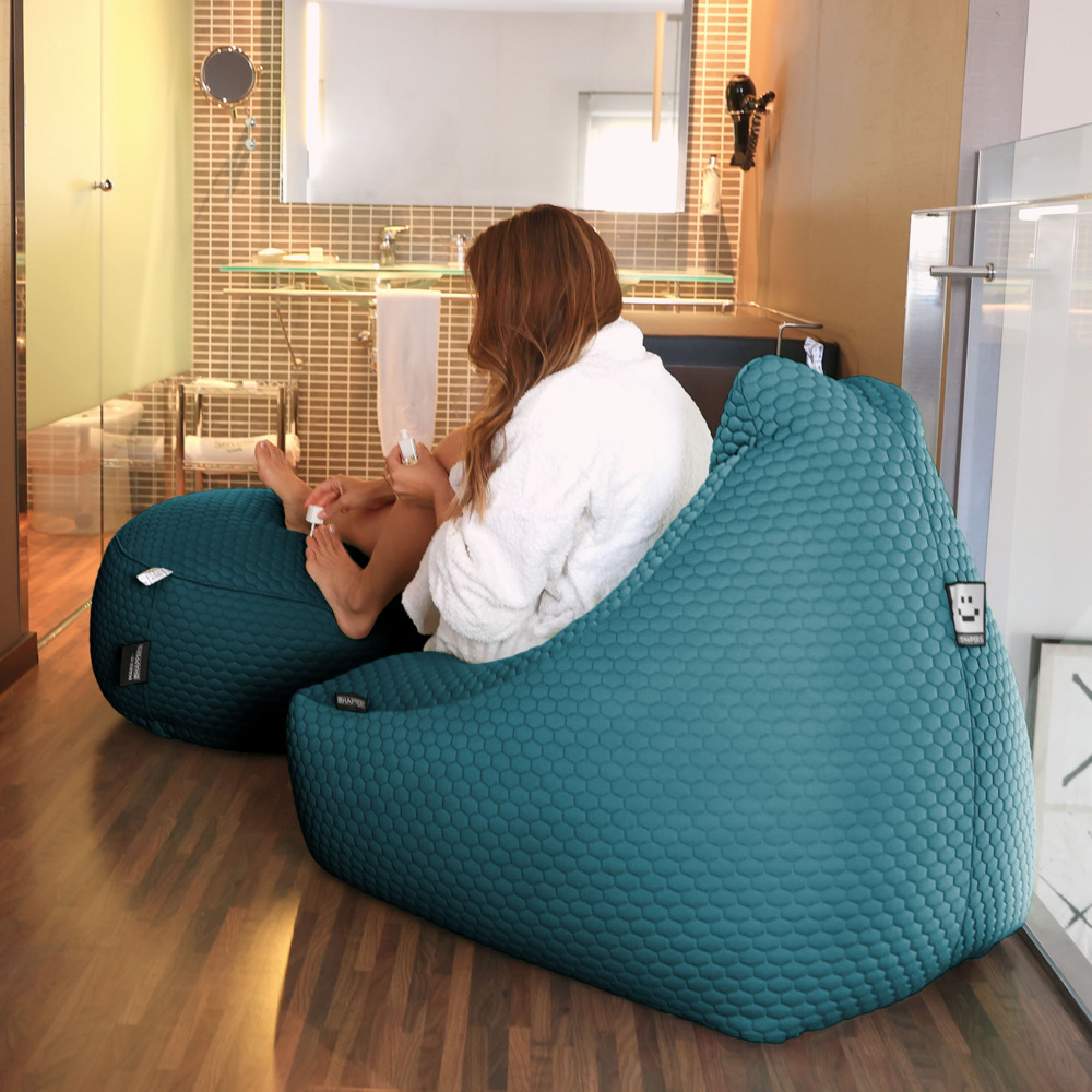 Puff Salón Contract TRC Azul (4)
