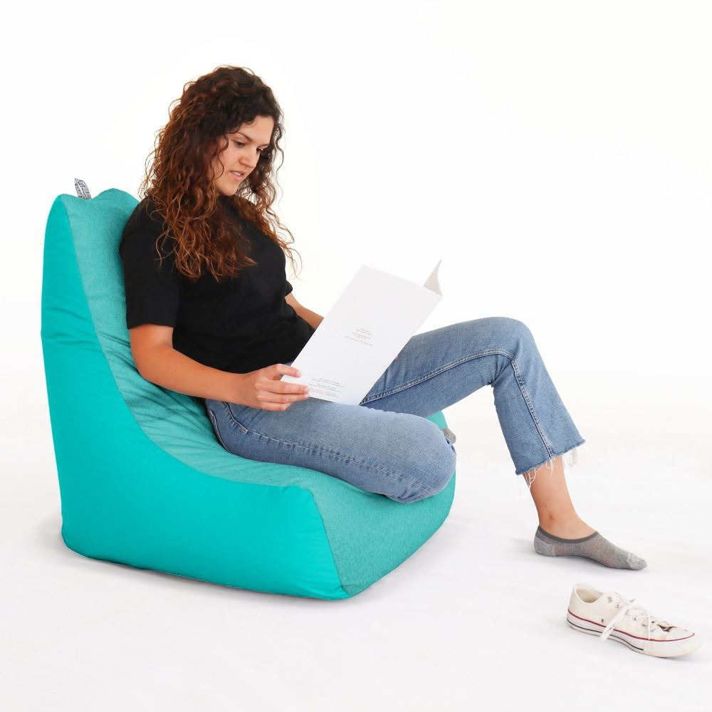 Pouf Salotto e Giardino con imbottitura Turchese (10)