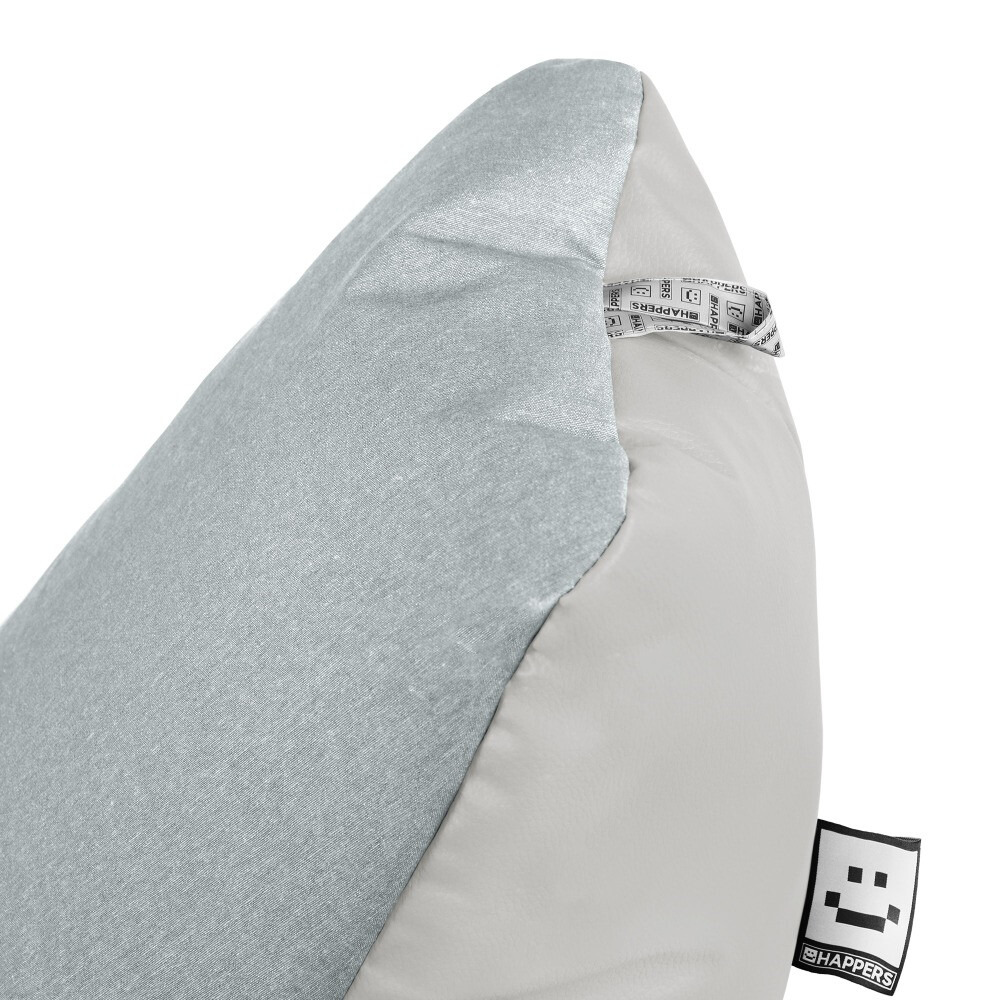 Pouf Salotto e Giardino con imbottitura Grigio Chiaro (9)