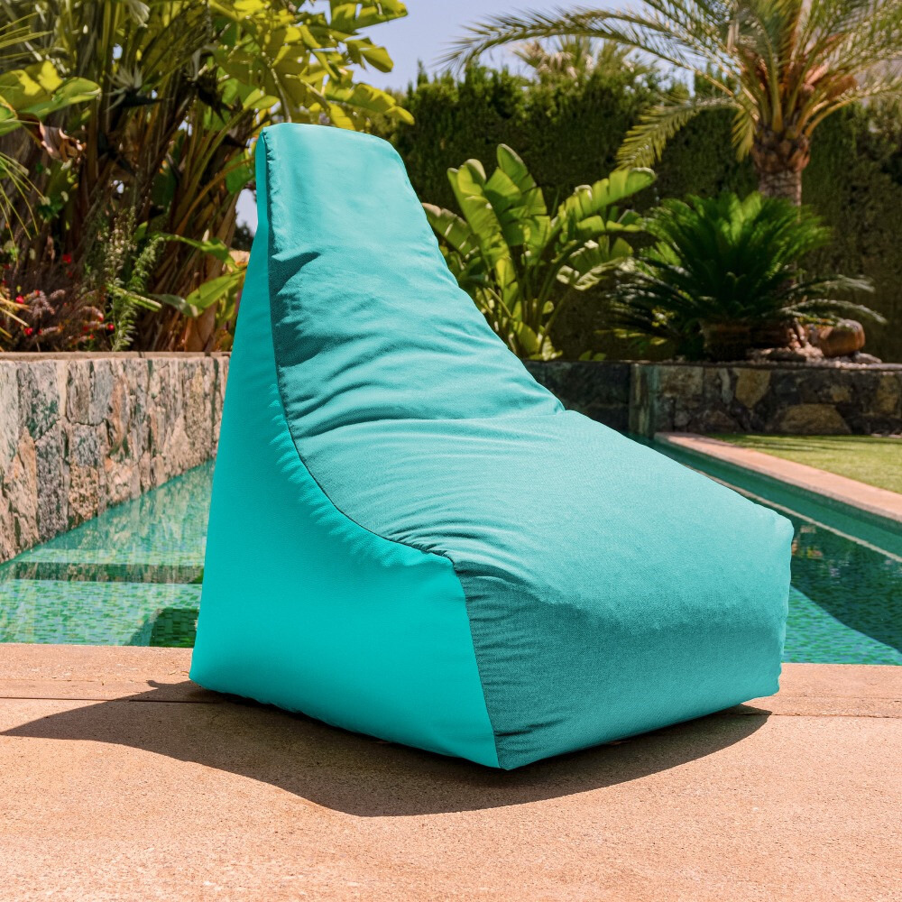 Pouf Salotto e Giardino con imbottitura Turchese (2)
