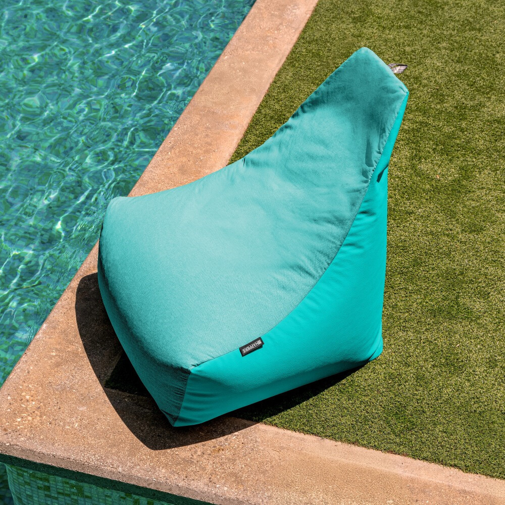 Pouf Salotto e Giardino con imbottitura Turchese (6)