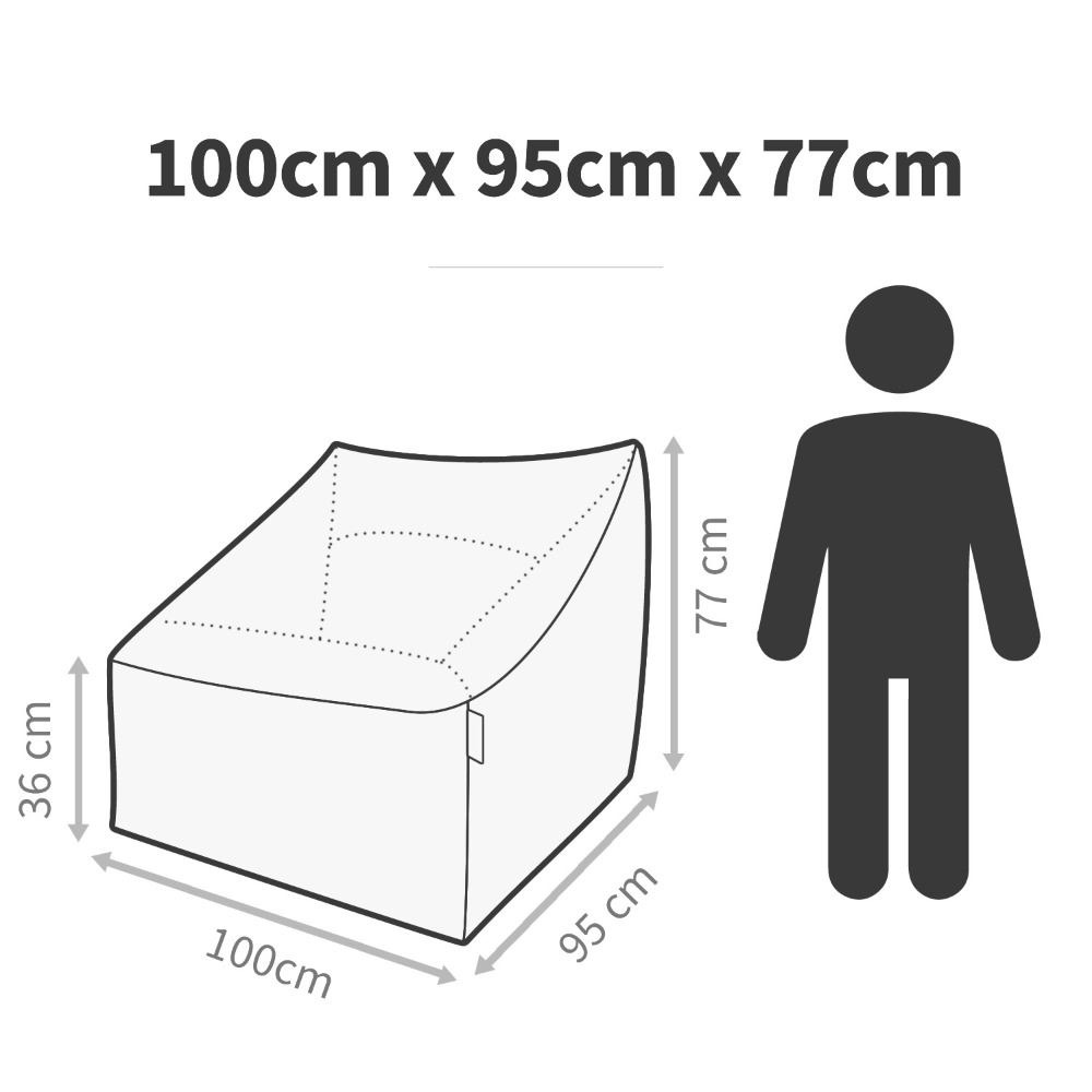Pouf Divano Velluto e Similpelle Blu (7)