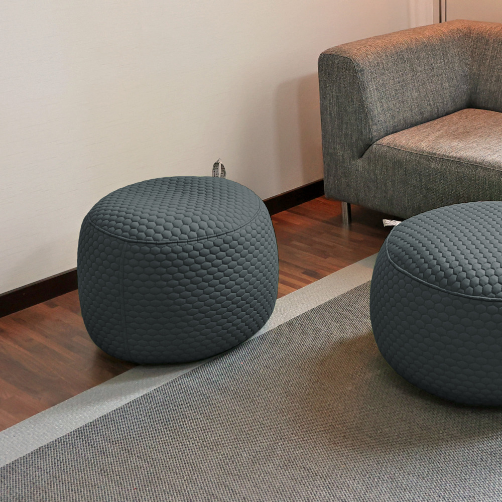 Puff Taburete Contract TRC Gris (2)
