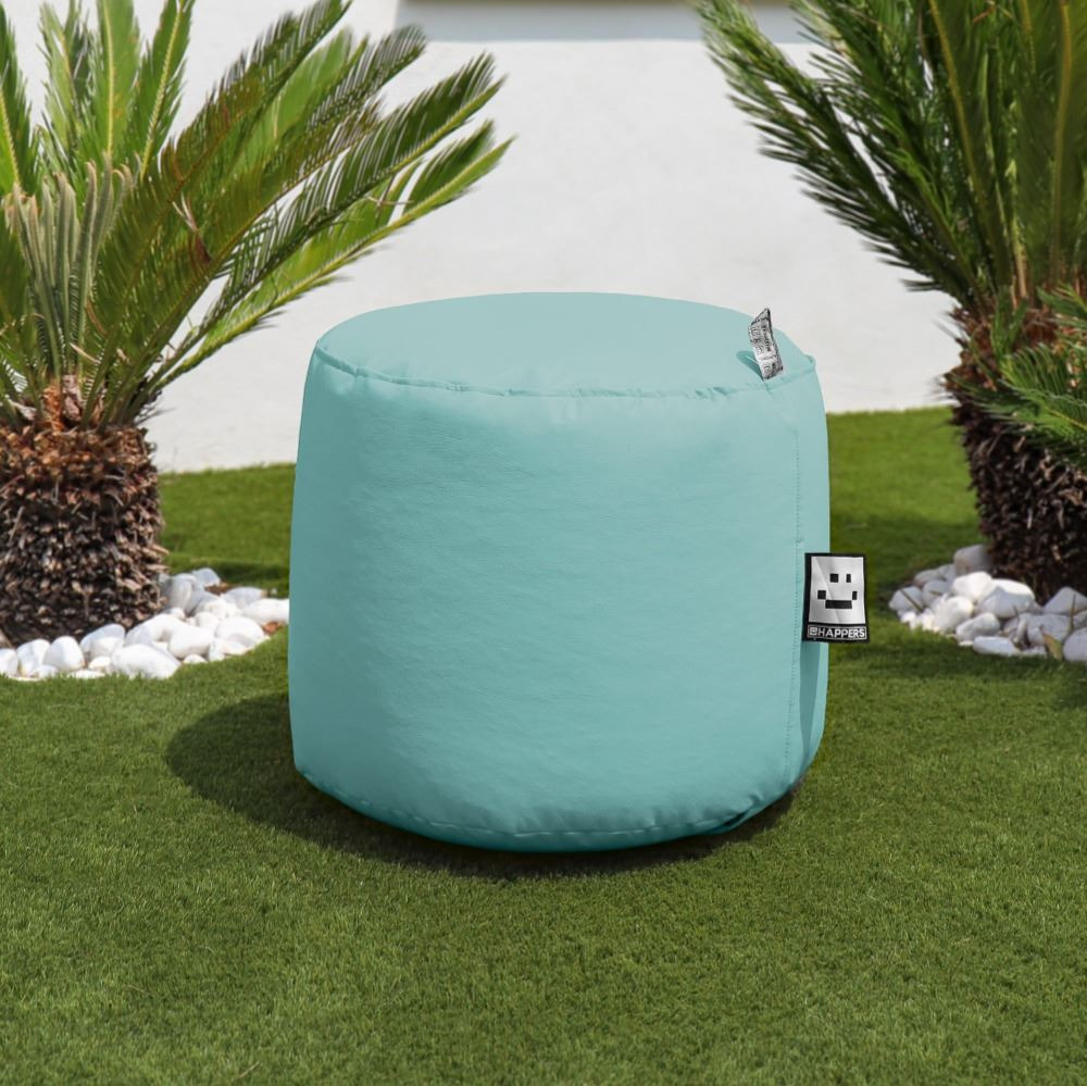 Puff Taburete Polipiel Exterior Azul Cielo Happers (5)