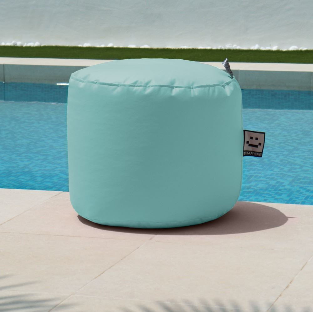 Puff Taburete Polipiel Exterior Azul Cielo Happers (6)