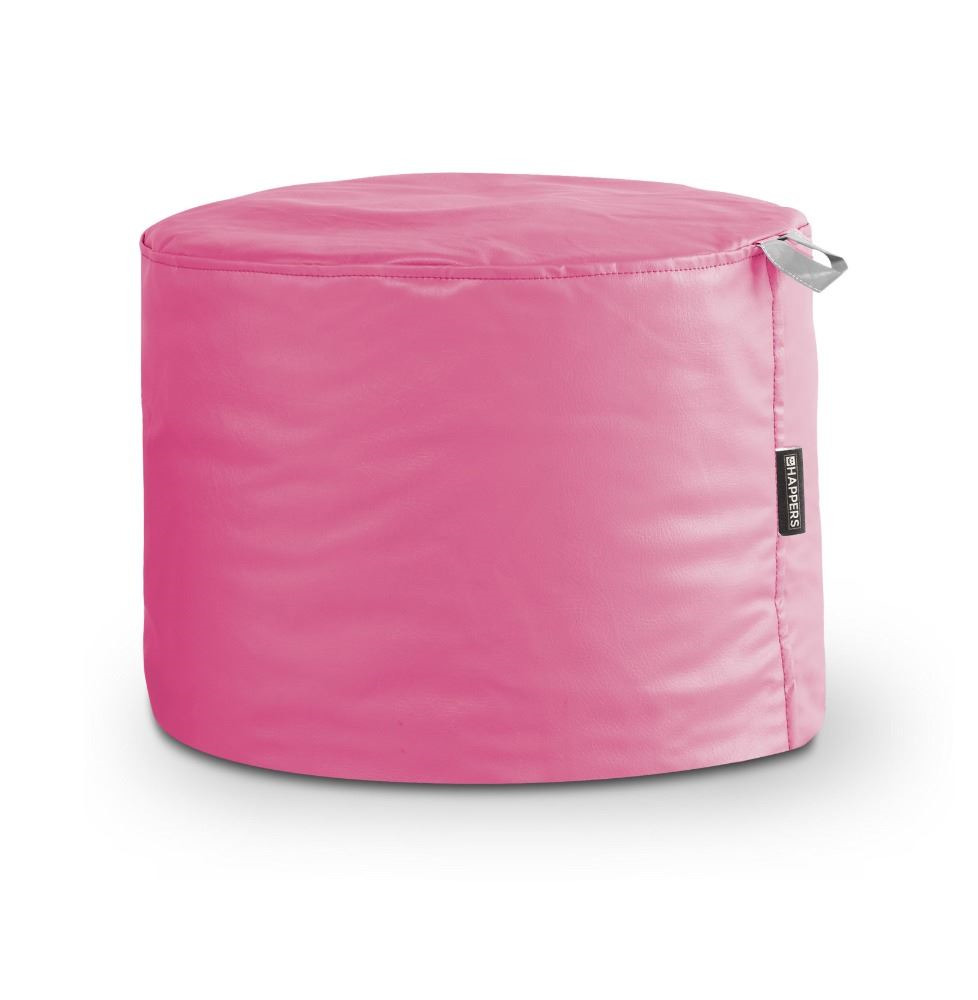 Puff Taburete Polipiel Exterior Rosa Happers ()