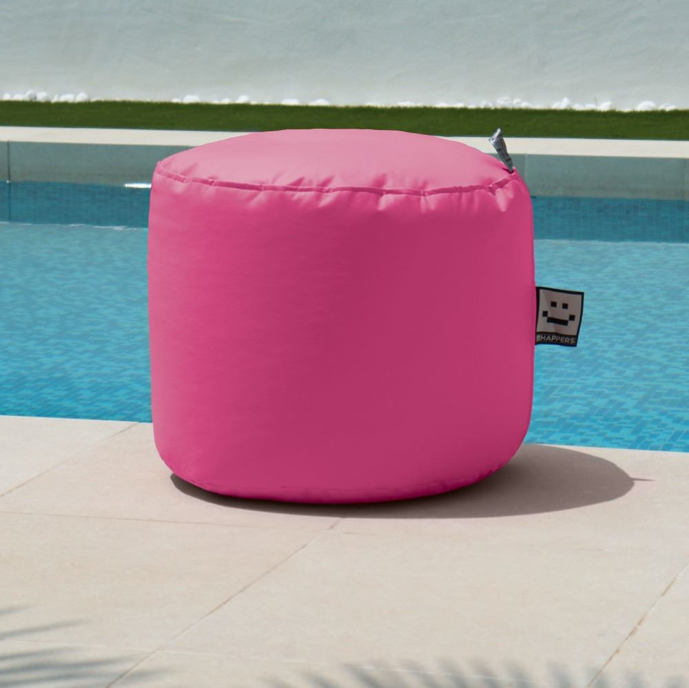 Puff Taburete Polipiel Exterior Rosa Happers (6)