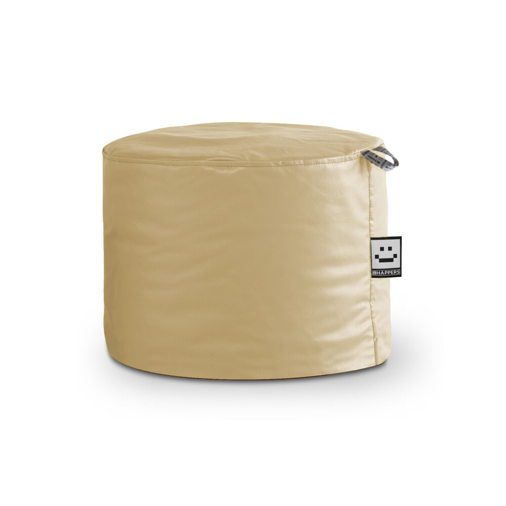 Puff Taburete Polipiel Indoor Beige Happers ()