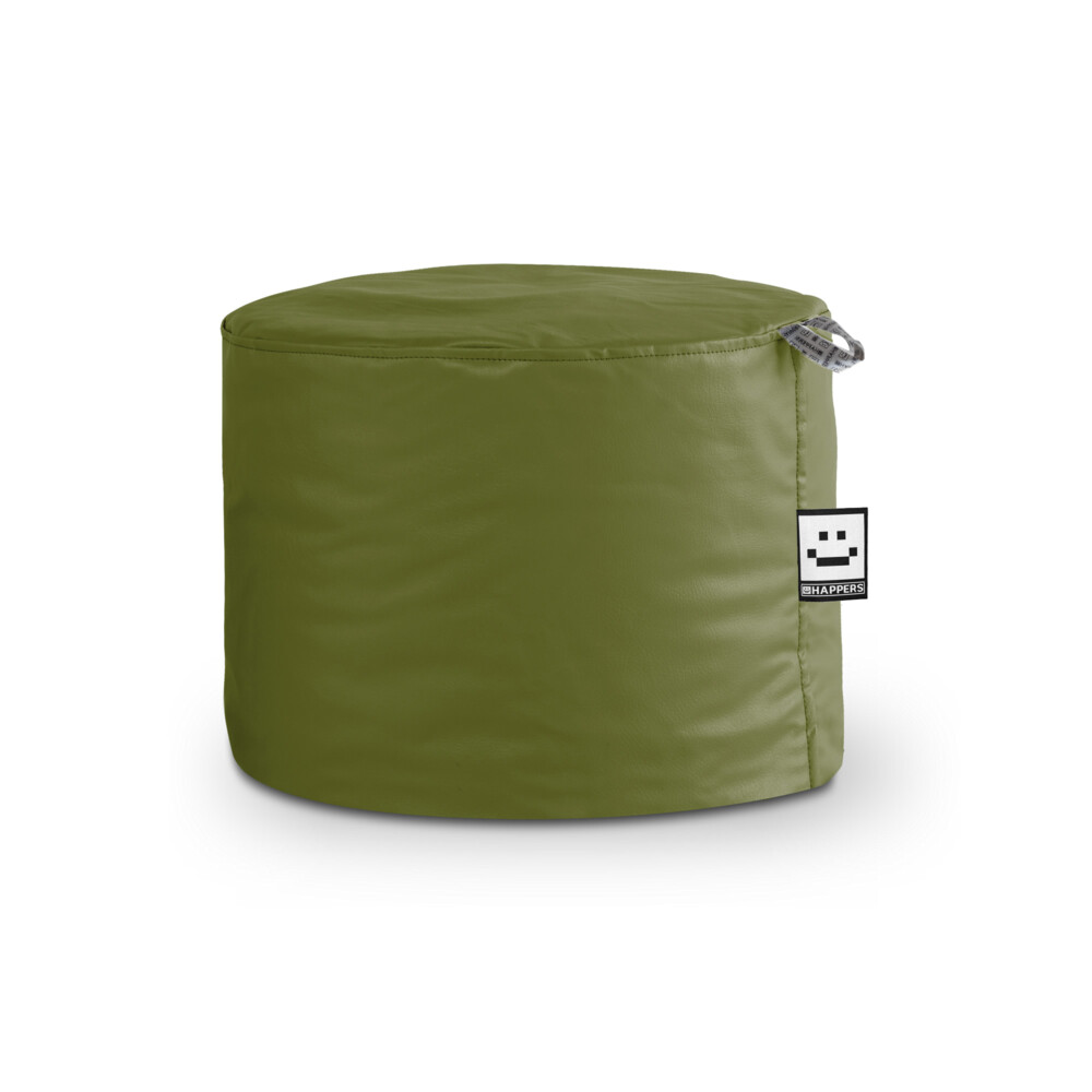 Pouf Sgabello Similpelle da Interno Menta Happers ()