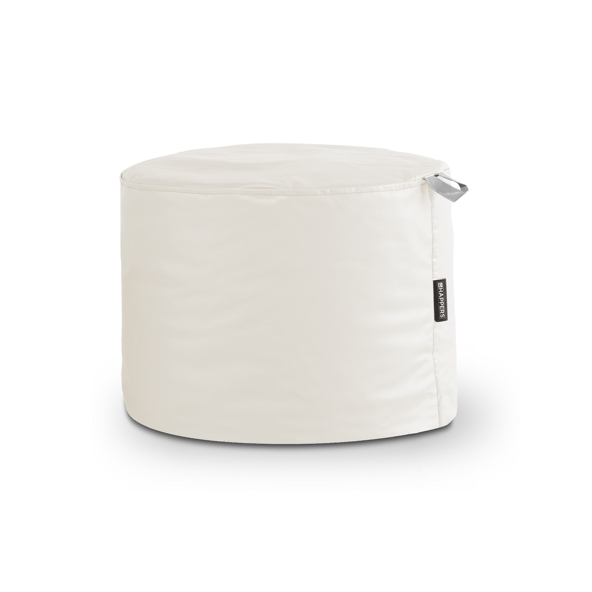 Puff Taburete Polipiel Exterior Blanco Happers ()