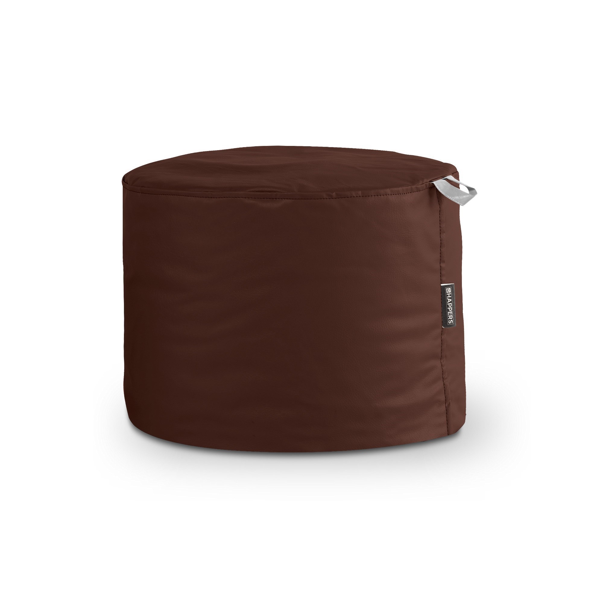 Puff Taburete Polipiel Exterior Marrón Happers ()