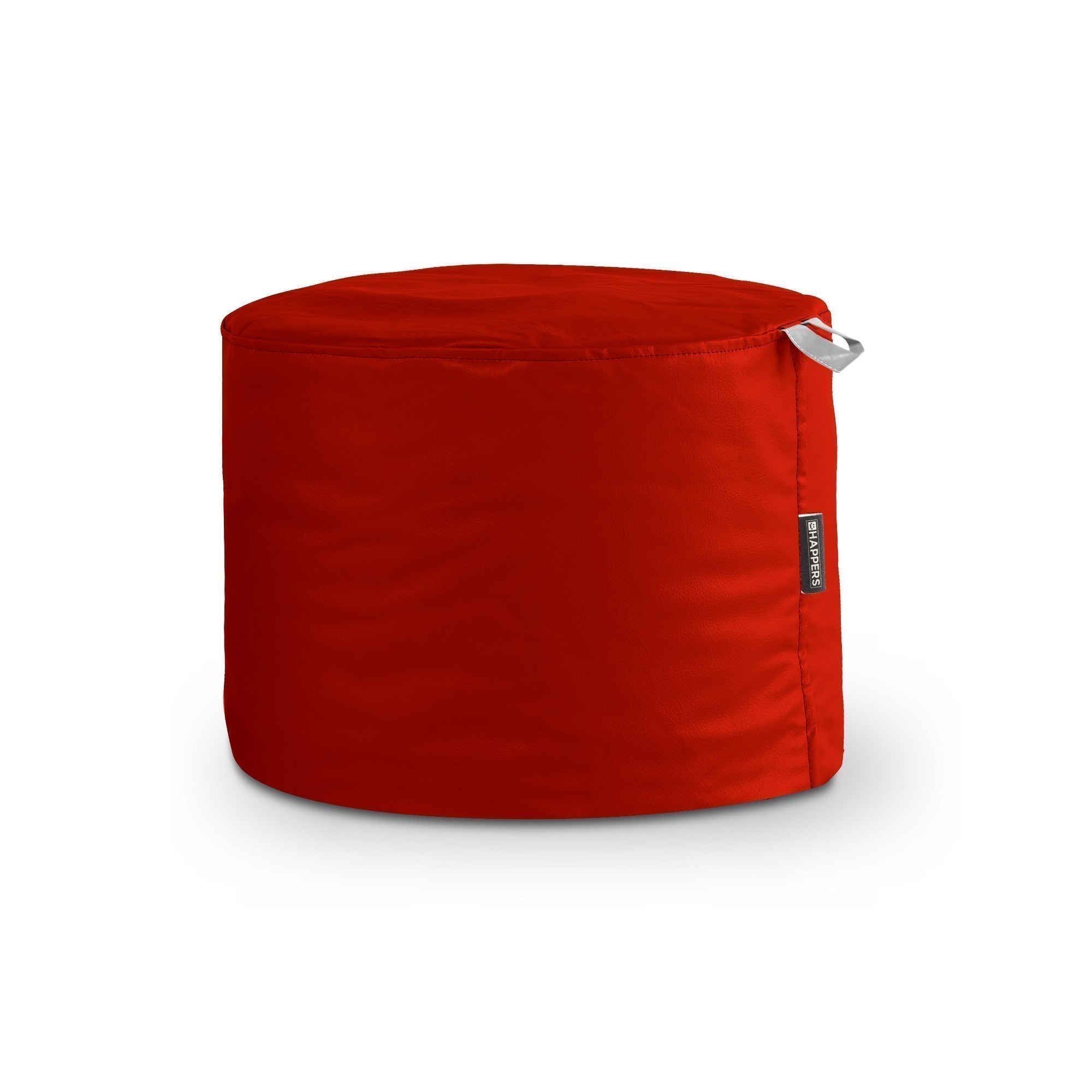 Puff Taburete Polipiel Exterior Rojo Happers ()