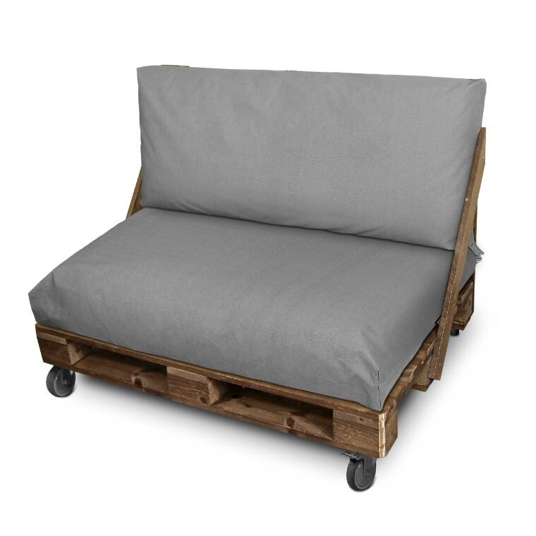 Cuscini per pallet da esterno Grigio Chiaro Naylim Opaco (1)