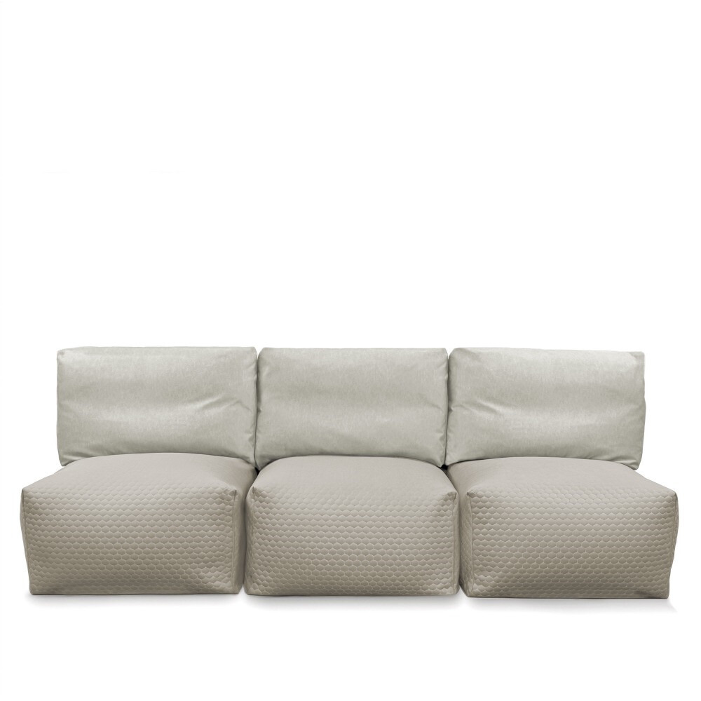 Sofá modular 3 plazas Morgan Gris Claro (5)