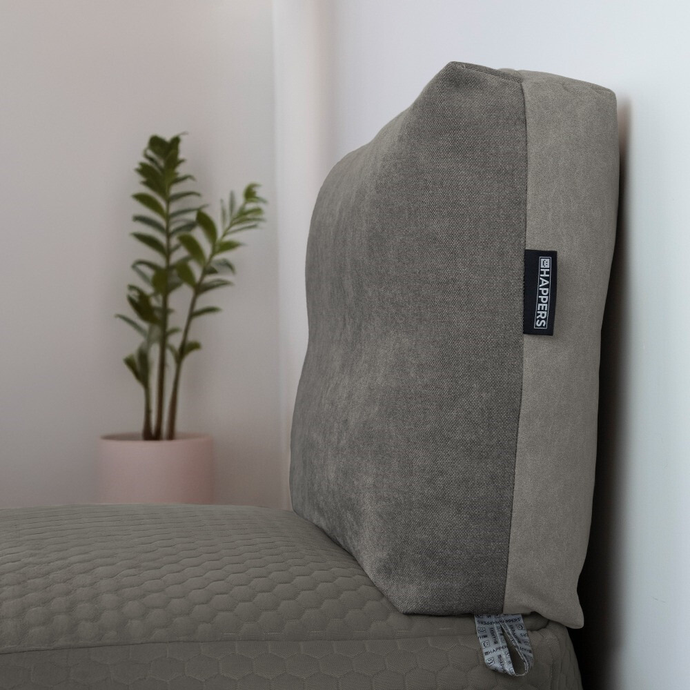 Divano modulare Chaise Longue 3 posti Morgan Grigio (3)