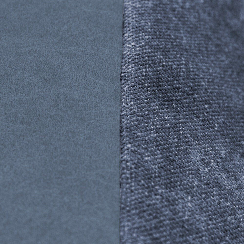 Divano modulare Chaise Longue 3 posti Morgan Blu Intenso (6)