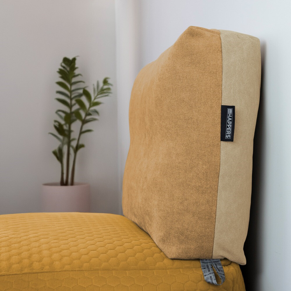 Divano modulare Chaise Longue 3 posti Morgan Ocra (3)