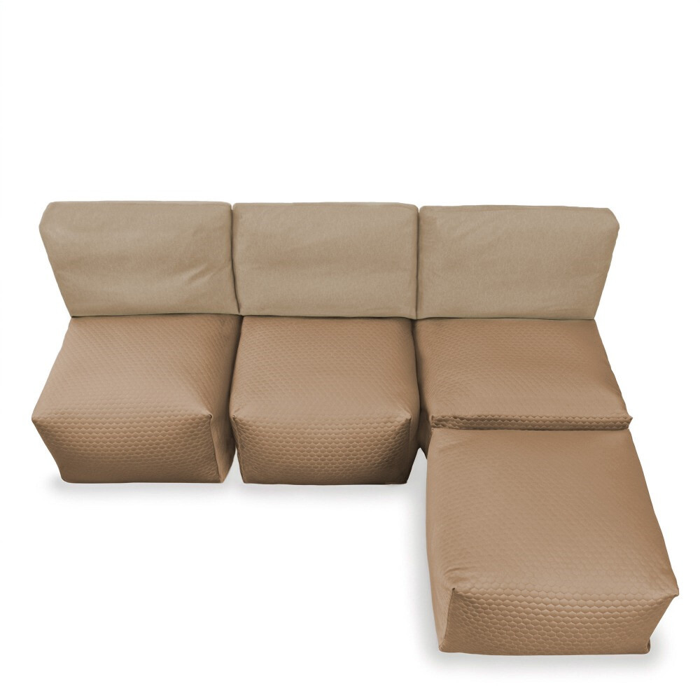 Divano modulare Chaise Longue 3 posti Morgan Talpa (4)