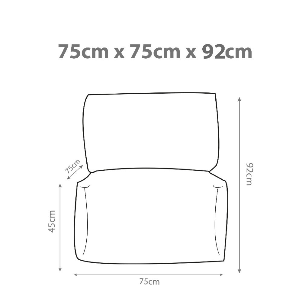 Asiento o respaldo para sofá modular Nita Crudo (2)