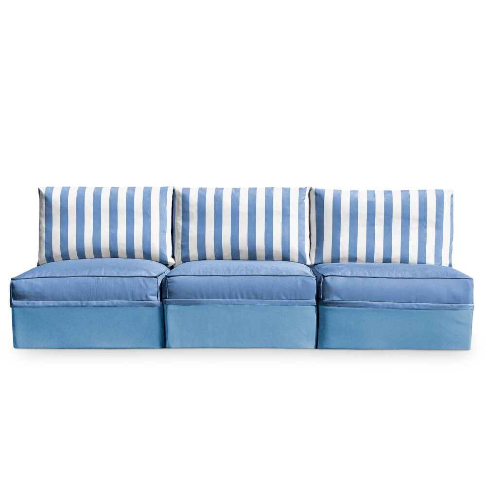 Sofá modular 3 plazas Toldotex Azul Cielo (3)