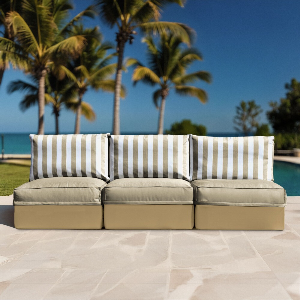 Sofá modular Sofá 3 plazas Toldotex Beige (1)