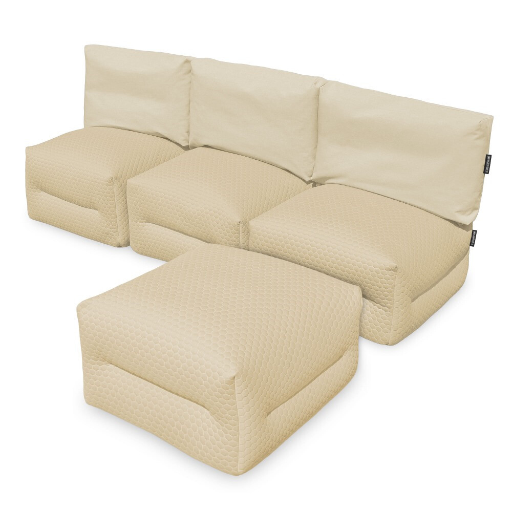 Sofá modular Sofá Chaise Longue 3 plazas Nita Crudo (4)