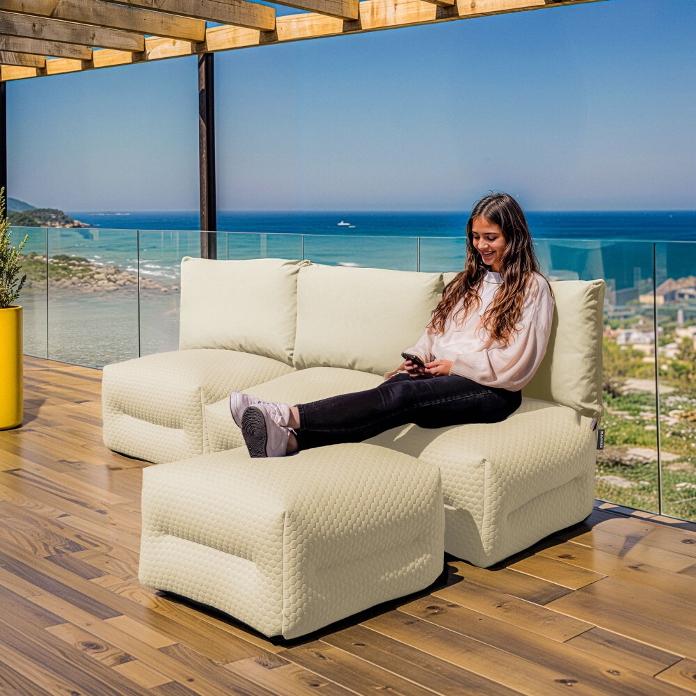 Sofá modular Sofá Chaise Longue 3 plazas Nita Crudo (1)