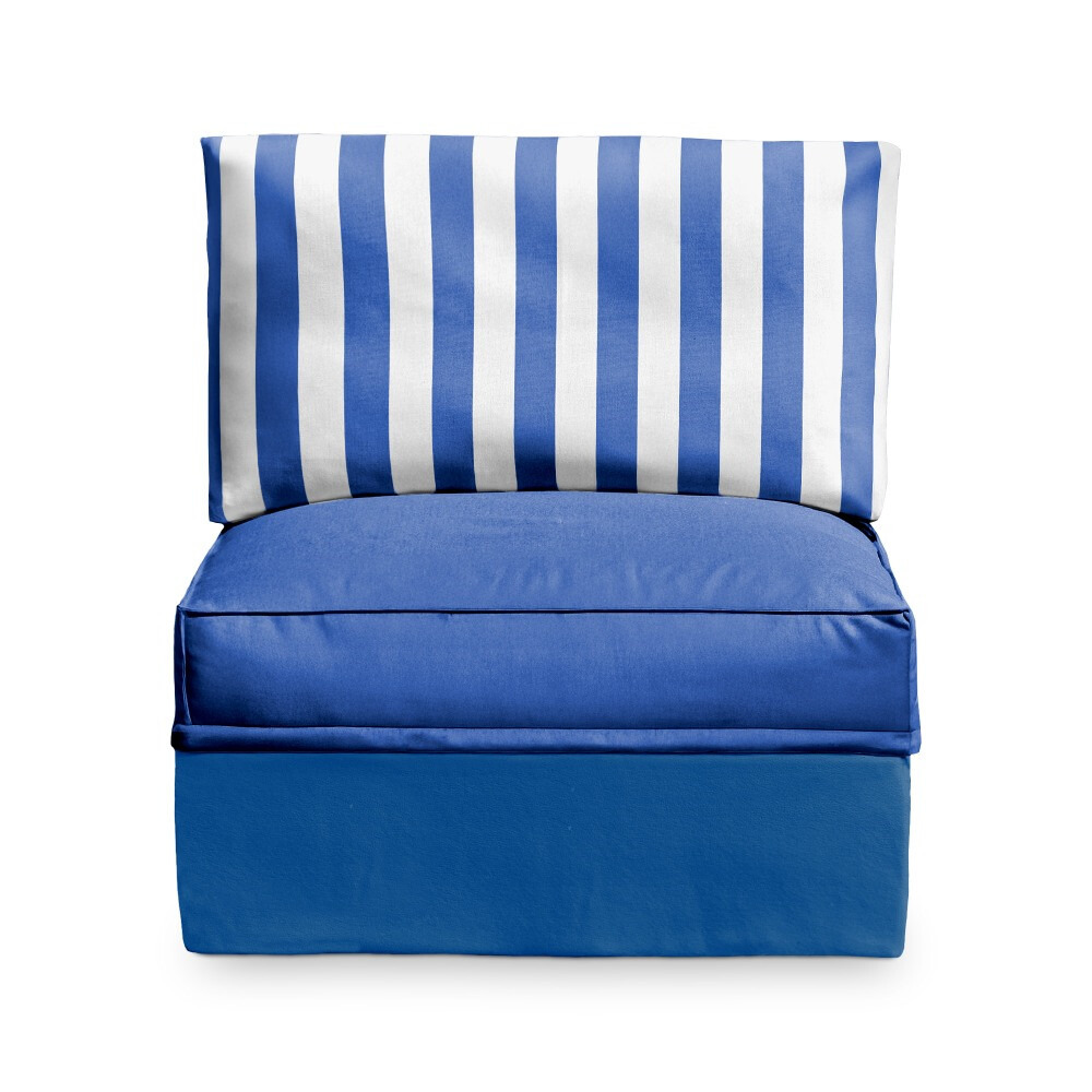 Divano Modulare Toldotex Blu (1)
