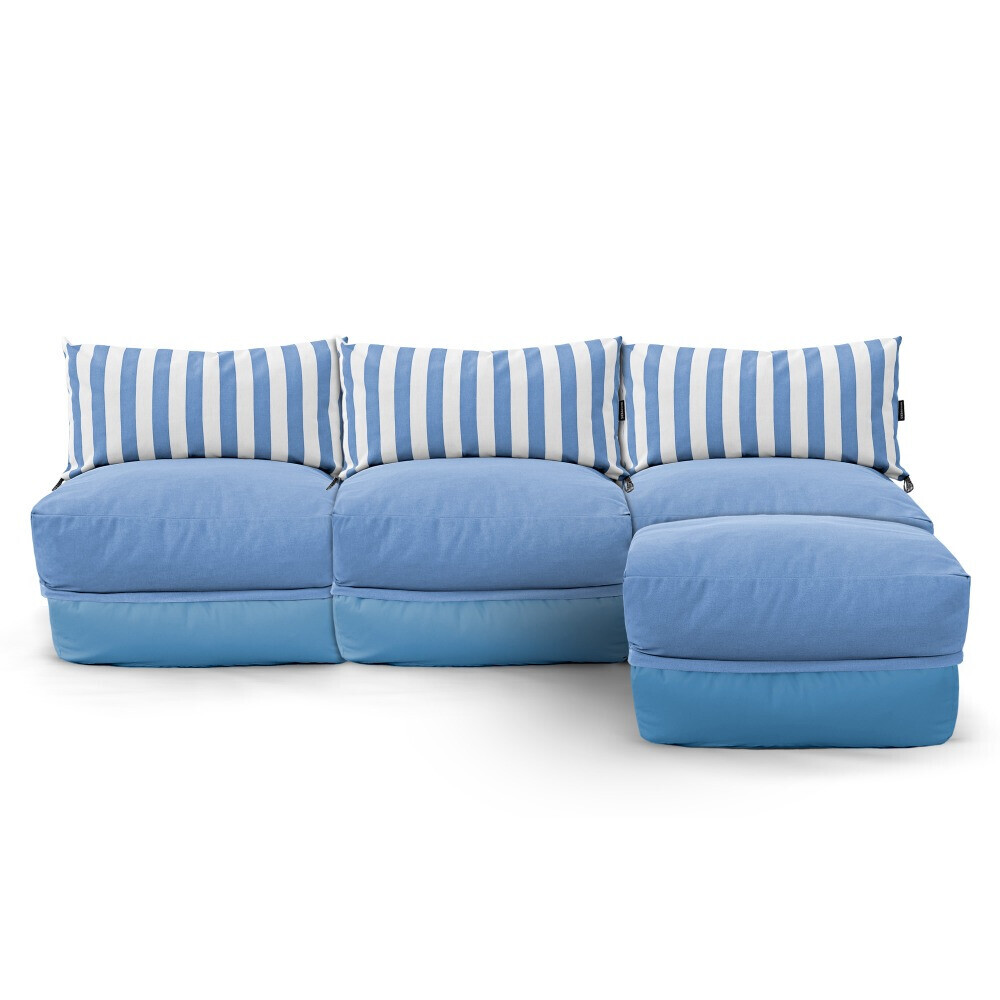 Divano Modulare Toldotex Cielo Blu (1)