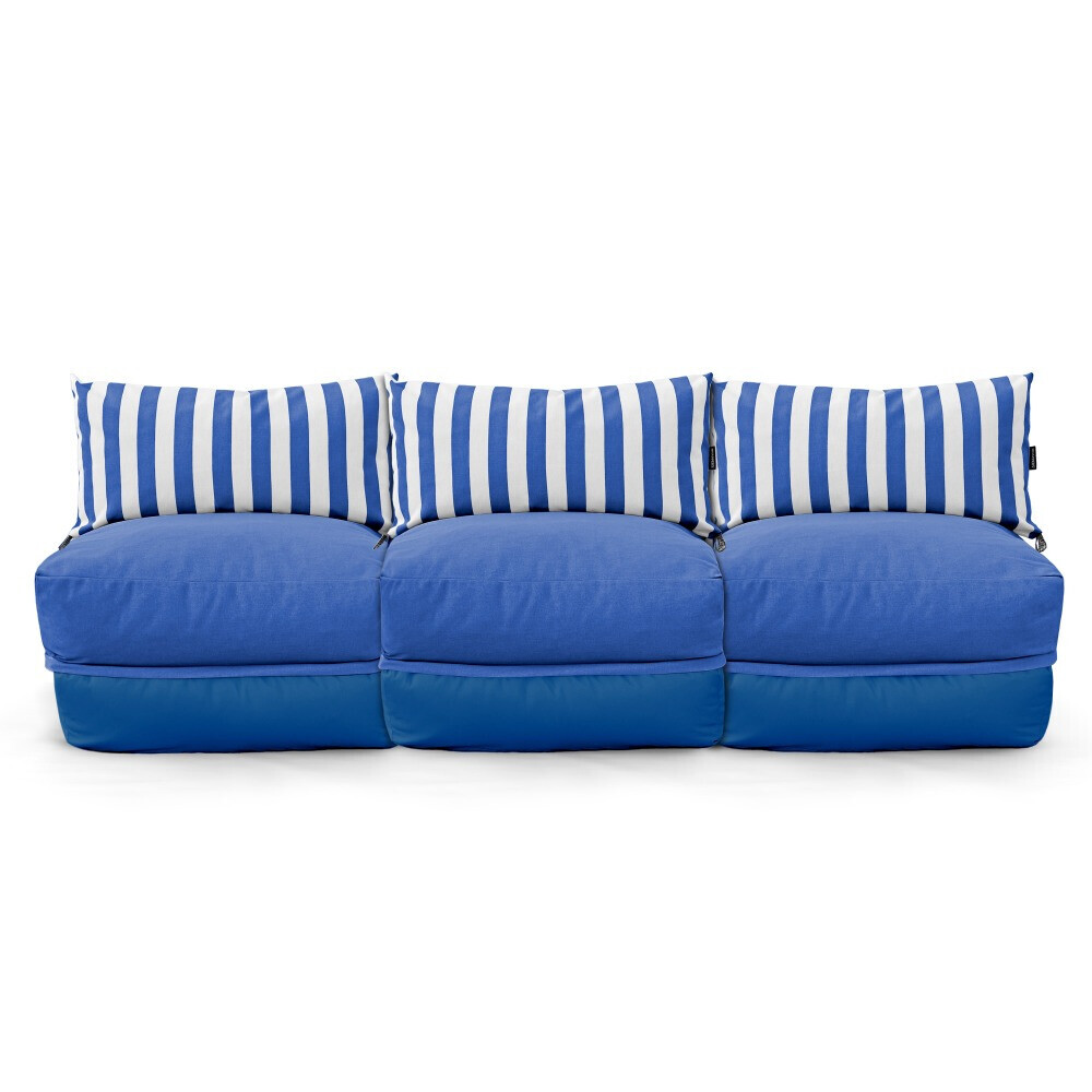 Divano Modulare Toldotex Blu (1)